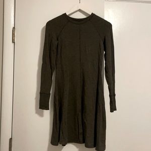 Urban Outfitters Dark Green Stretchy Dress